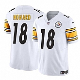 Men & Women & Youth Pittsburgh Steelers #18 Will Howard White 2025 Draft F.U.S.E. Vapor Limited Stitched Jersey,baseball caps,new era cap wholesale,wholesale hats